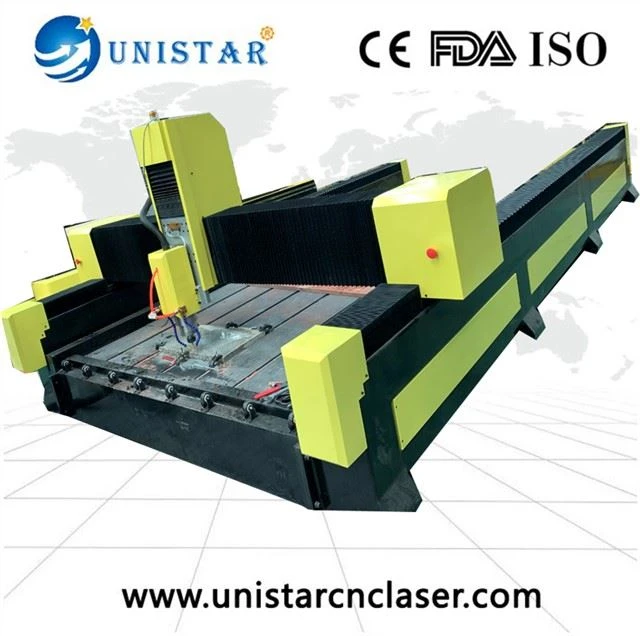 Nagy teherbírású, jó minőségű 2140-es kőből készült CNC router márvány- és gránitipari ipari célokra